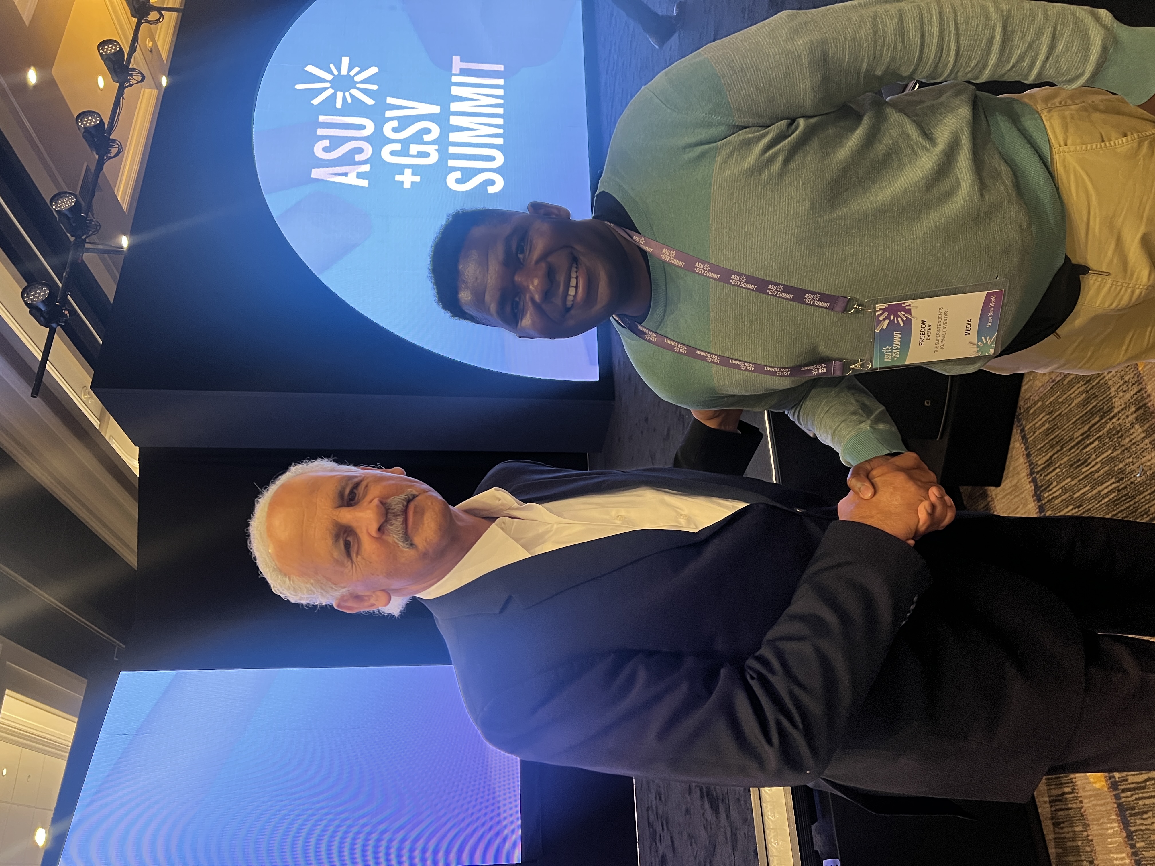 Our superintendent at the ASU+GSV Summit